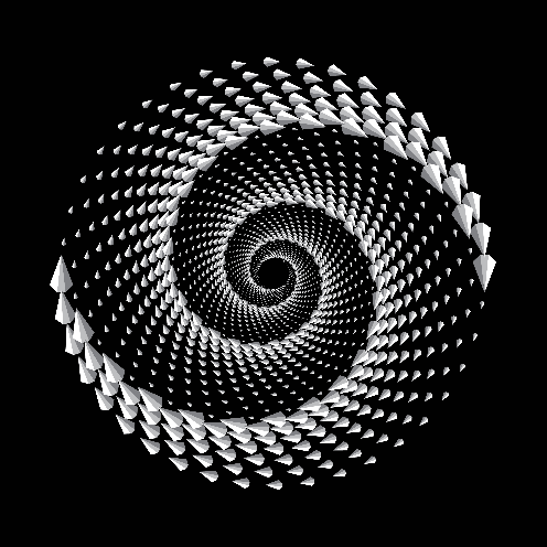 Wormhole Tunnel Spiral 7" Jukebox, 7", 10", 12"/LP Vinyl Record Centre Labels (Pair)